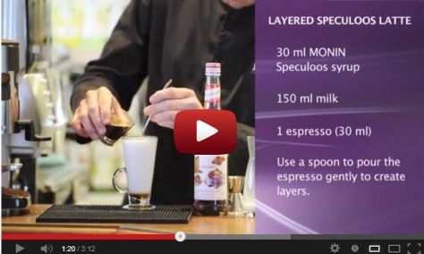 Easy steps to make a perfect coffee... with MONIN !