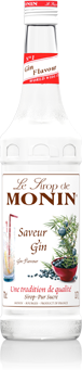 MONIN Gin Flavour syrup bottle