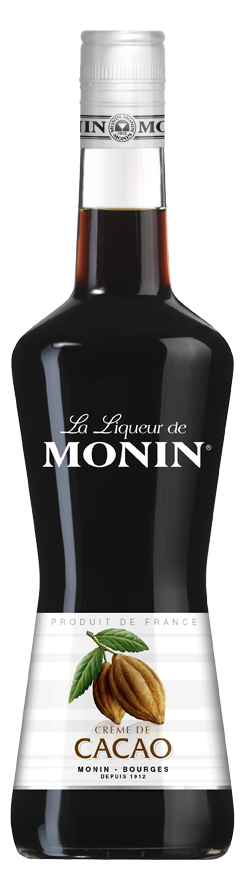 MONIN Dark Cacao liqueur bottle