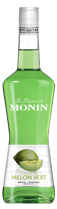MONIN Green Melon liqueur bottle