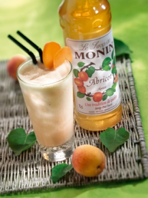 MONIN Apricot syrup ambiant