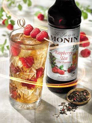 MONIN Raspberry Tea syrup