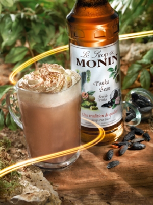 MONIN Tonka Bean Hot chocolate