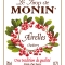 MONIN Cranberry syrup label