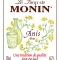 MONIN Anise syrup label