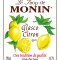 MONIN Glasco Lemon syrup label