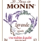 MONIN Lavender syrup label