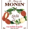 MONIN Lychee syrup label