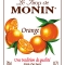 MONIN Orange syrup label