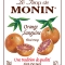 MONIN Blood Orange syrup label